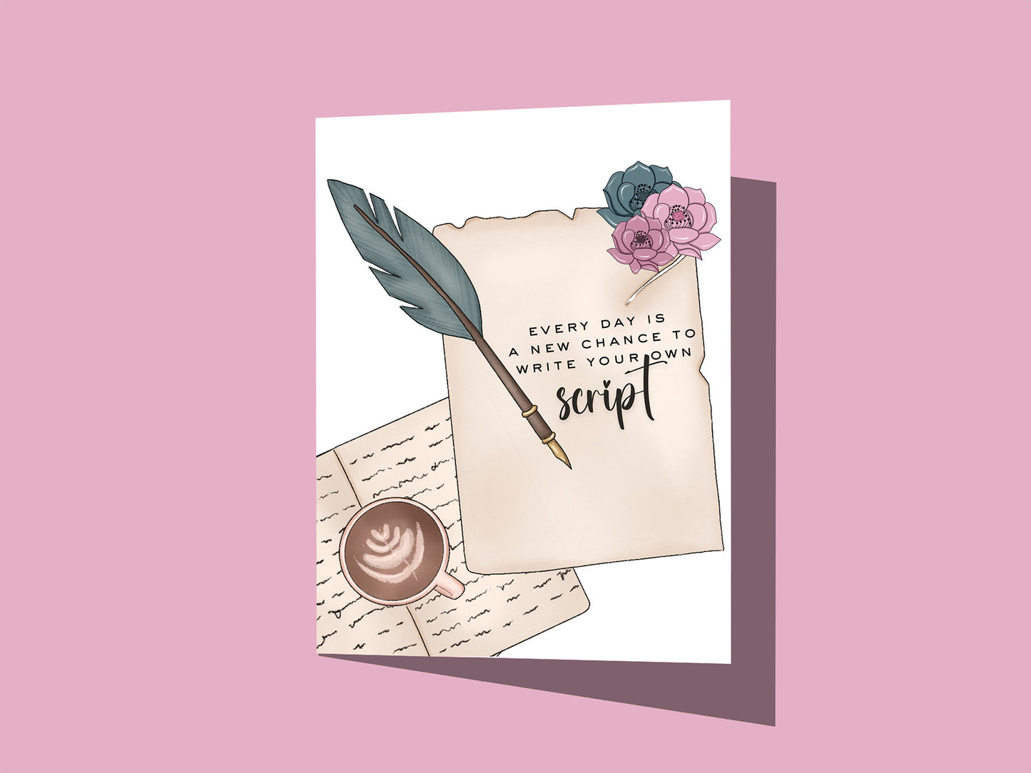 Write Your Own Script Encouragement Card