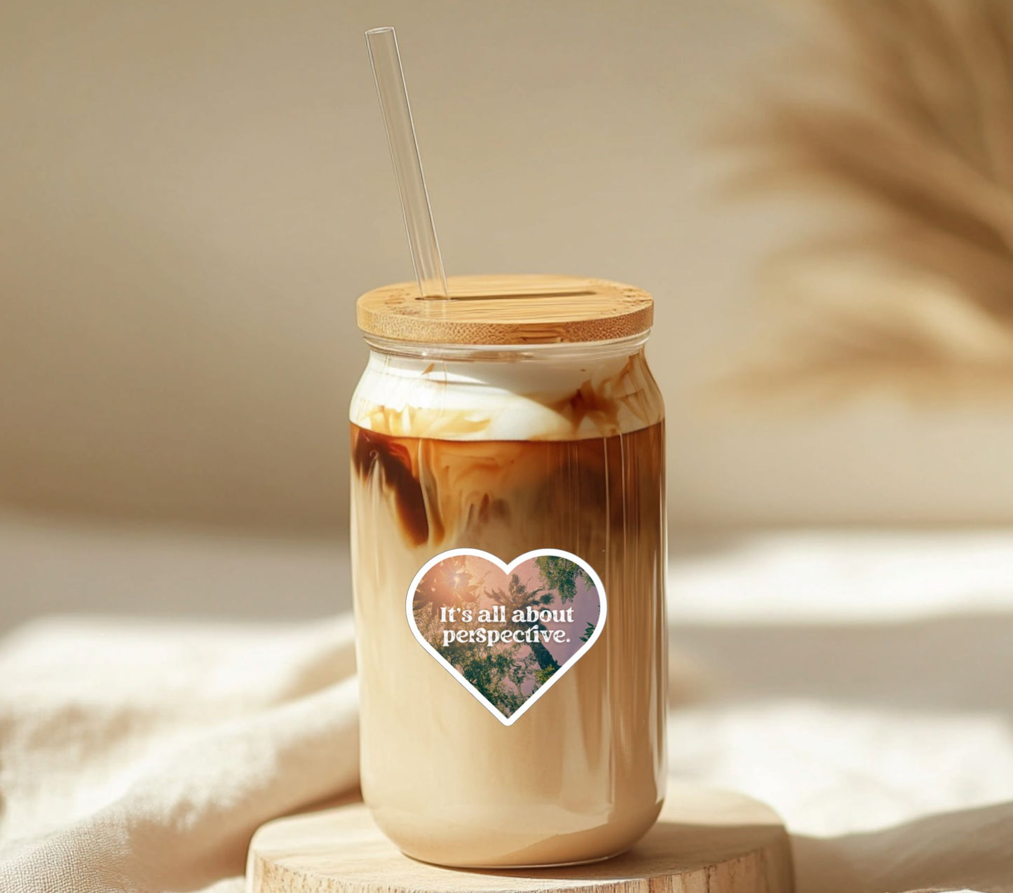 It's All About Perspective Tropical Sticker