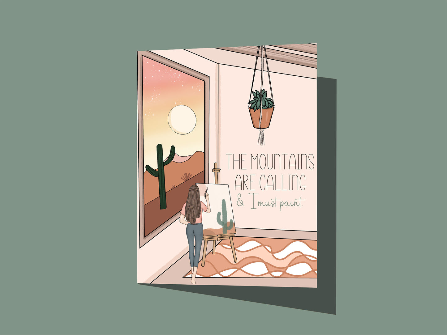 The Mountains Are Calling Artist Card